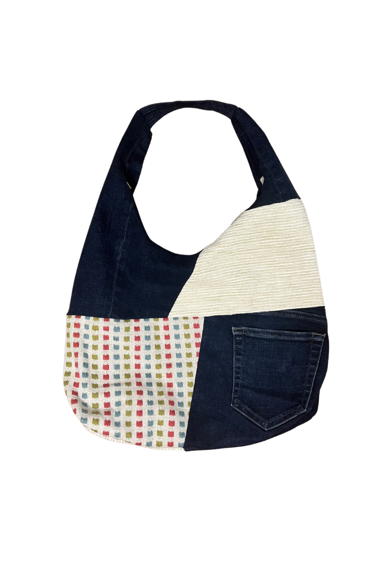 Upholstered Shoulder Tote Bag
