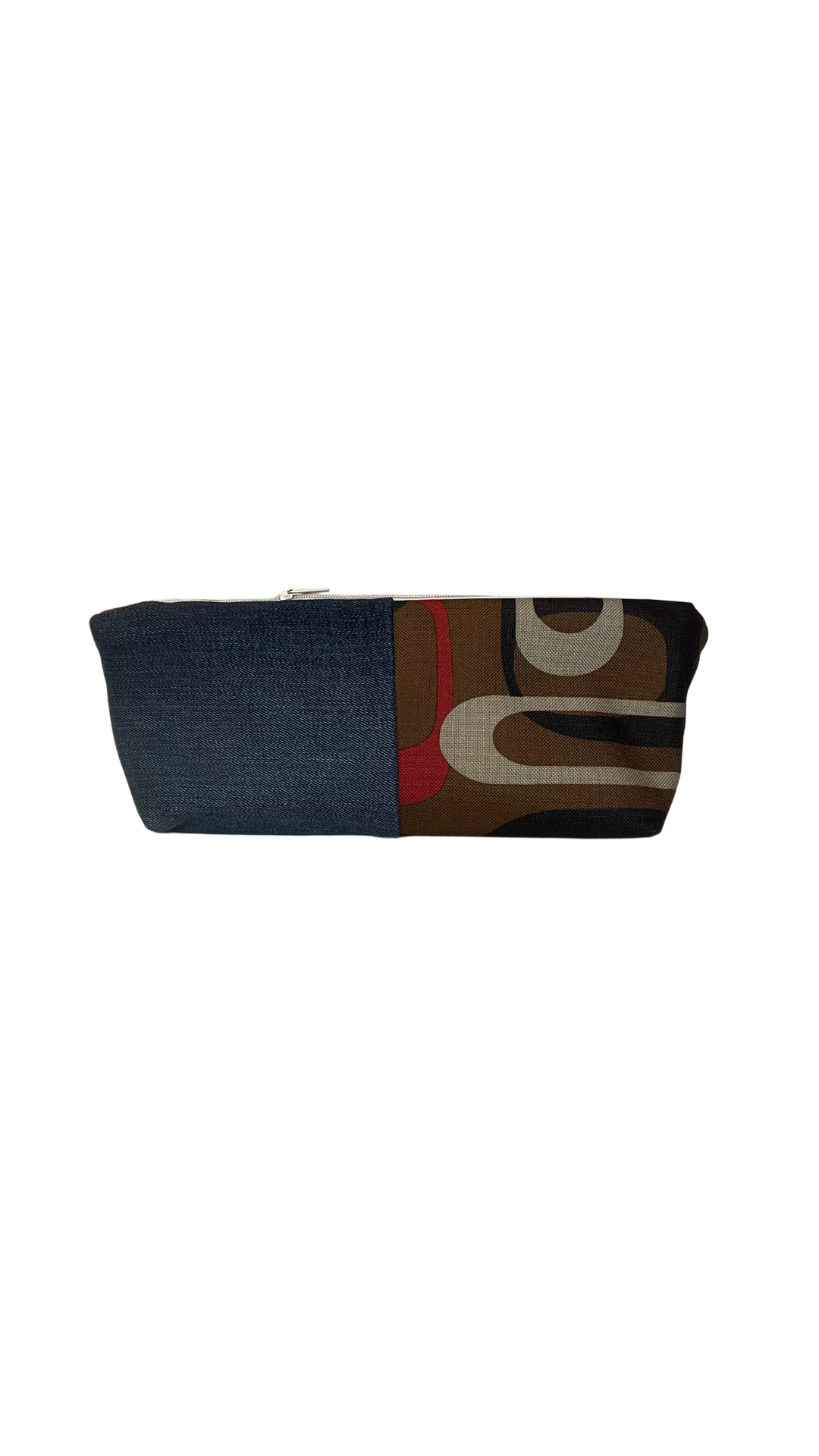 Pencil Case (brown & red)